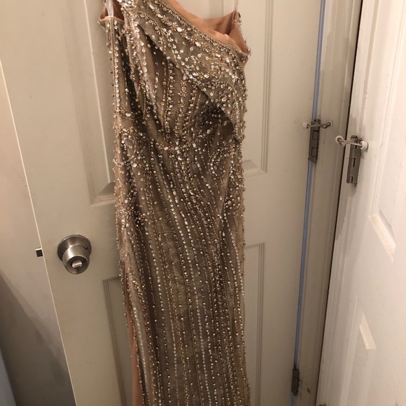 Terani couture dress/ Badgley Mischka heels - Picture 2 of 8